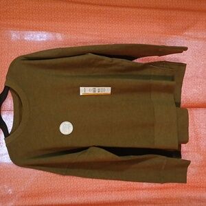Time and Tru Relaxed Fit Sweatshirt - Olive Size L